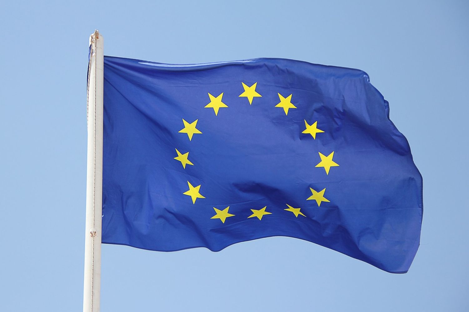 Auf dem Bild sieht man eine Flagge.