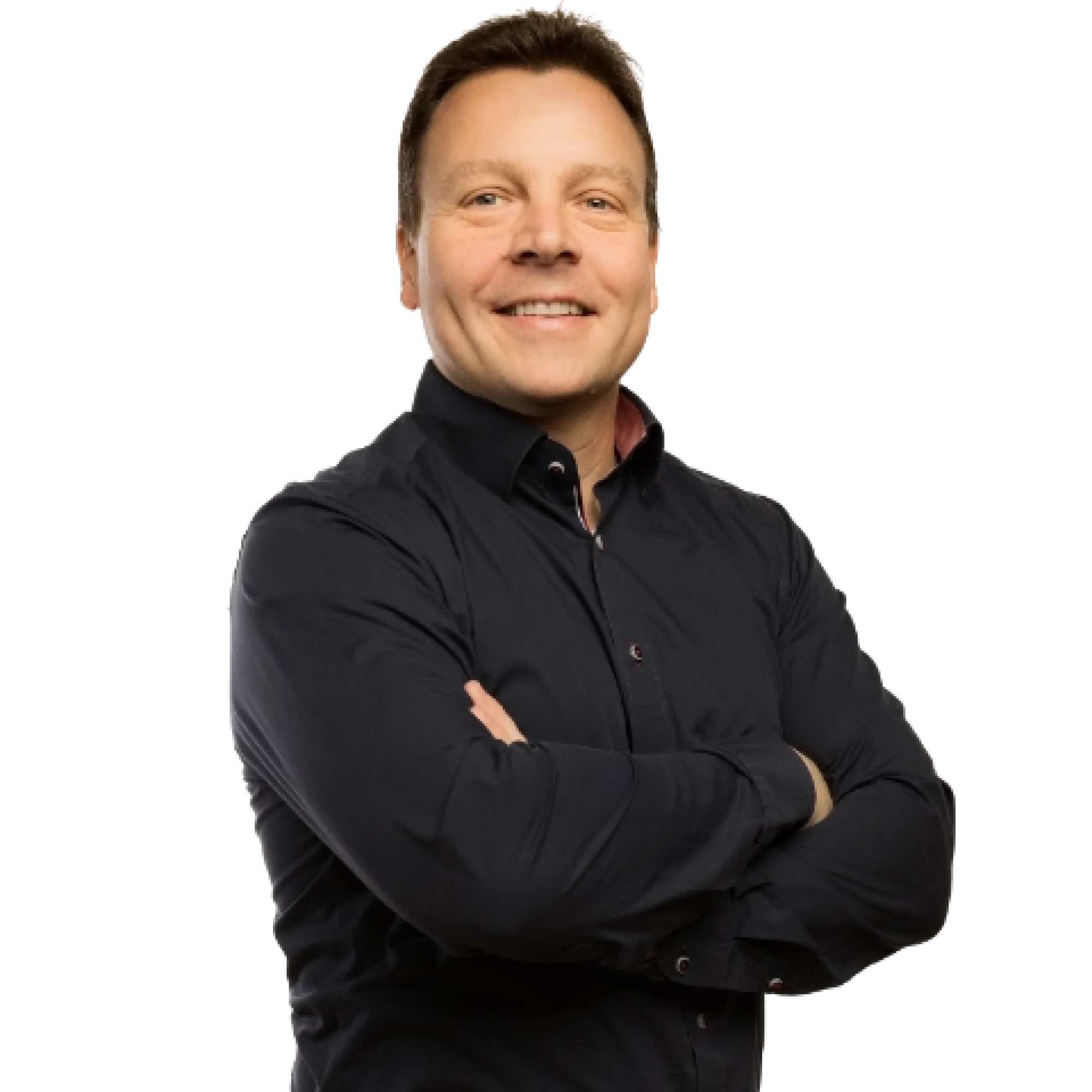 Person mit verschränkten Armen