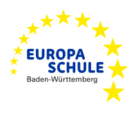 Auf dem Bild ist ein Logo zu sehen von der Europa Schule.